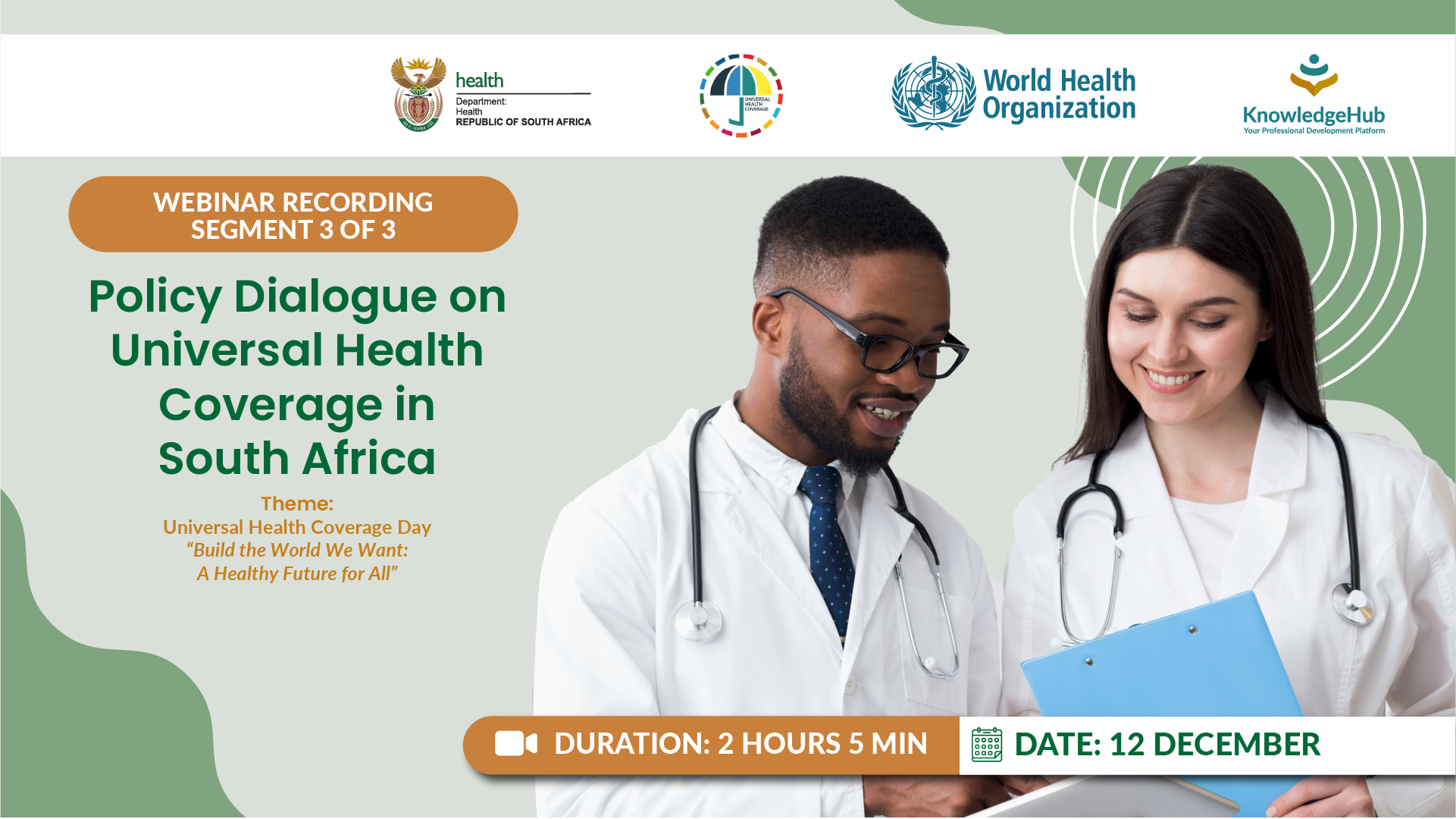 Policy Dialogue on Universal Health Coverage in South Africa